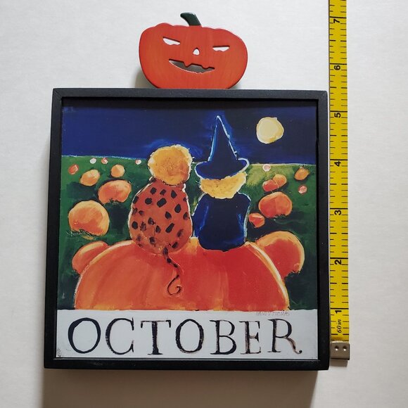 Nancy Thomas 2004 October Plaque from Children's Series (Pumpkin Patch) - Picture 3 of 8